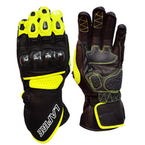 Locomotive Nets Carbon Fiber Motorcycle Rider Gloves Mens Thin Spring Summer Women Racing Bike Riding Cross-country Anti-Fall Breathable