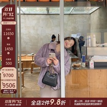 CC fur Renaissance winter New Purple Standard Grade whole mink fur coat mink fur coat