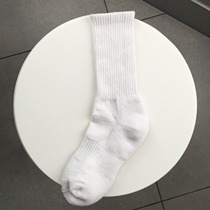 ZJ original Korean medium and high cotton socks for men and women can wear simple solid color wild towel socks trend