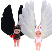 Angel Feather Large Wings Cake Decoration Meritocratic Birthday Cake Inserts Wedding Party Sweet Pint Plugin Accessories