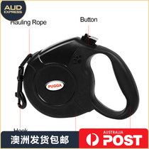 Pet dog traction rope automatic retractable dog walking artifact small medium and large dogs(shipped from Australia)
