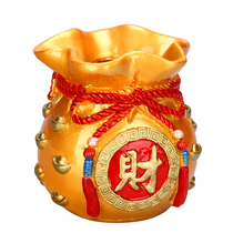 Juyuange Pavilion Zhaojia Money Bag Ornaments Storage Money Pans Craft Jewelry Creative Gift Piggy Craft Crafts