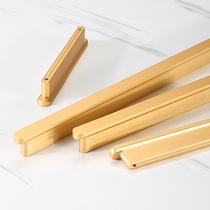 New Chinese Wardrobe Door Handle Modern Simple Drawer Handle Nordic Cabinet Door Handle Bronze Wire