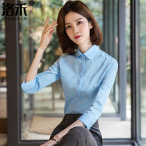 women's white 3 4 sleeve shirt early spring 2022 new slim workwear workwear formal business shirt women's mid sleeve