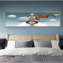 Living room decoration painting sofa Background painting Qi tian Tai Holy Sun Wuqi bedside hanging painting crystal porcelain painting murals fight over Buddha