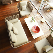 Outdoor Terrace Sofa Fujii Sofa Creative Casual Balcony Fujinchair Outdoor Patio Hotel Rattan Sofa Combinations