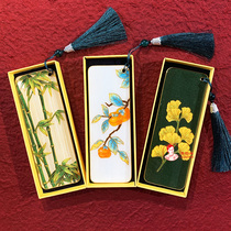 Exquisite bookmarking with the gift of the Tai Lan Pinching Diy Material Package School Non - legacy Material Purchase Wire