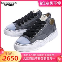 Spot MAISON MIHARA YASUHIRO Sanyuan Kangyu old dyed deformed canvas shoes