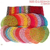 Kindergarten hanging decoration hot sale classroom wall decoration material environment layout handmade paper rope mat wall decoration rattan hanging decoration