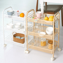Bedside beauty storage Next to the document Dining table Office wheeled cart mobile home rack placement small floor