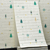 Wall paper Self-adhesive bedroom decorated with childrens room tatami wall Wall Apron Waterproof can scrub refurbished wall sticksheet wallpaper