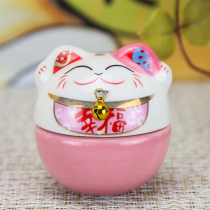 Mini tumbler creative tricks Fortune Cat Birthday Gift Desk Decorations Send Girls Cute Desk Small Hem