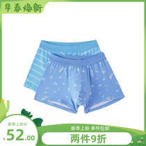 Full cotton era New less mens underpants flat corner pants Triangle pants