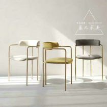 Nordic Milk Tea Cafe Backrest Chair Brief Home Leaning Back Chair Office Chair Casual Chair Book Table And Chair Backrest Stool