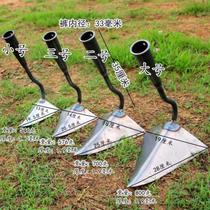 Small pointed hoe gardening tools gardening planting vegetables building roads saving effort wooden handles fertilizing nurseries strong planing ditches and sowing