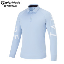 TaylorMade Taylor Mei golf clothing mens T-shirt warm fashion Sports golf long sleeve polo shirt