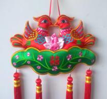 Mandarin Duck Bedside Ornament Bedroom Pendant with Wedding Pendant Pair A Feng Shui Bedroom Fragrant Bag Embroidered Wedding Gift Craft