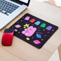 Semi Cooked Jade Shop Original Design Cute Cloth Face Thickened Mouse Mat Rubber Bottom Anti Slip Game Office Rubber Mat