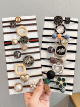 2020 new hair rope Korean head rope female simple tie hair rubber band Net red ins leather case temperament Hairband