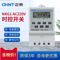 Positive Thai Timing Switch NKG1 Time Control Switch Street Lights Micro Computer Time Controller Electronic Timer 220V