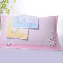 Fashion cotton pillow towel pair fresh embroidery lace little lady cotton pillow towel cotton non-pillowcase