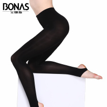 3pcs Bornace velvet foot pantyhose spring autumn medium thick anti-snag silk stockings plus size women's bottoming socks