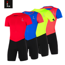 Zero resistance track and field tight one-piece suit Sprint hurdling long jump professional sports training competition suit can be customized LOGO