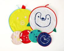 Japanese BISQUE towel for infants and children special cotton washcloth small size 15cm large 30cm