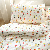 In the ear _ Afternoon sunshine pure cotton 40 twill cute single-piece sheets Bed sheet duvet cover pillowcase can be matched