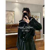 Money Mercy West Raccoons Fur Full Hand Woven Sweater Womens Lazy Wind Loose Cardiovert Jacket 2021 Winter New