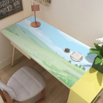 Champ selection (Q-bomb silicone table mat) cute cartoon waterproof and anti-washing student desk writing desk mat thickness