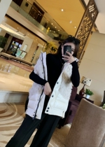 Down splicing Toscana lamb hair too heavy to work ~ ~ light thin fashion duvet horse pinch nail women