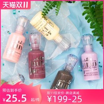 Nuvo liquid enamel liquid pigment crystal metal tents card greeting card cut and paste decoration 3D bump effect