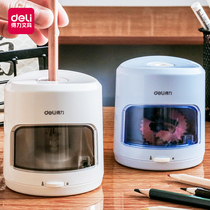 Deli pencil sharpener Electric pencil sharpener for children and primary school students Automatic multi-function planer pencil sharpener Sketch pencil sharpener Pen sharpener Pen sharpener for art students Special pen sharpener Pencil sharpener Learning stationery supplies