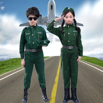 Chinese Air Force pilot clothes childrens military performance clothes mens and womens special forces summer and winter camp field suits