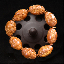 (Master Ex-gratia) 2 0 * 2 8cm < Eight parties to finance > Master works of the Masters collection of olive nuclear sculptures