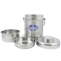 1 3LA type double insulation carrying pot lunch box portable basket vacuum lifting bottle tableware