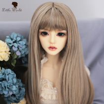 BJD3 male and female uncle imitation mohair super soft silk long hair wig spot full LittleWorldBJD