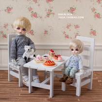 ｛Table and chair set｝16 points BJD blythe small cloth dal azone baby house photo props