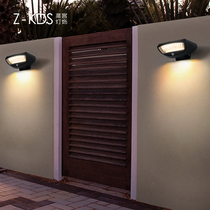 Solar outdoor lamp Waterproof wall lamp Induction lamp Exterior wall lamp Courtyard balcony wall lamp Outdoor wall door lamp