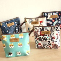 Waterproof coated Oxford cloth large coin wallet sanitary bag charger storage bag hand carrying small bag