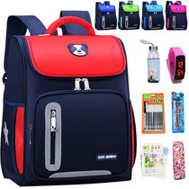 School bag Primary school student lightweight female third and fourth grade 6-12 years old tide ridge protection load reduction boy childrens shoulder backpack one or two