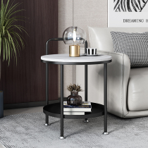 Light extravagant small family type bedroom rockboard edge a few sofas modern minimalist living-room tea table round corner a few creative bed head cabinet