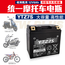 YTZ7S motorcycle battery nmax155 Qiaq 125 Five sheep Honda 100 pedal cross country YTX5L-BS soup shallow