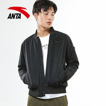 Anta Mens Trench Coat 2021 Official Website Flagship New Collar Windproof Top Autumn and Winter Mens Sports Jacket Jacket