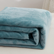 Blanket Winter Coral Fleece Sheet One Piece Thickened Warm Student Dormitory Single Blanket Falaise Double Sheet