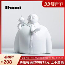 Dnnni Small Naughty Child Father-son Pendulum Creative Home Brief-Like Board House Sales Floor Hotel Soft Adornment Gift