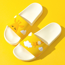 Couple slippers women cute ins tide summer home bathroom soft bottom non-slip outside wearing cartoon sandals men