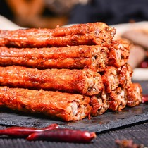 Sauce long neck 42g * 6 roots whole strip baked neck small package hemp spicy snacks Hunan Teprolific spicy mix (U)