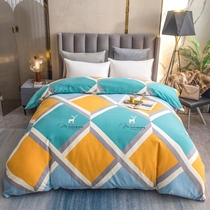 60 pure cotton quilt cover single piece 1 8x2 0m All cotton student Dormitory 150x200 single double quilt cover 200x230